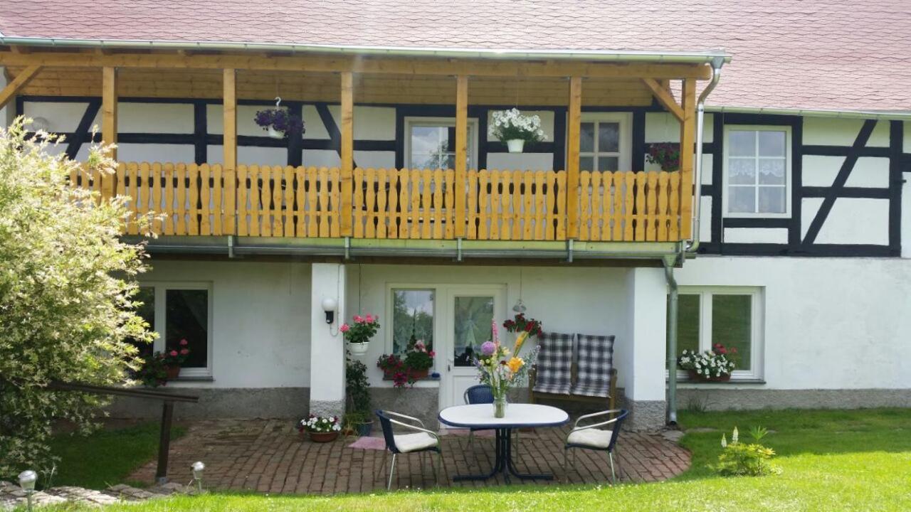 Ferienwohnung Baerenhof Langenbernsdorf Exterior foto