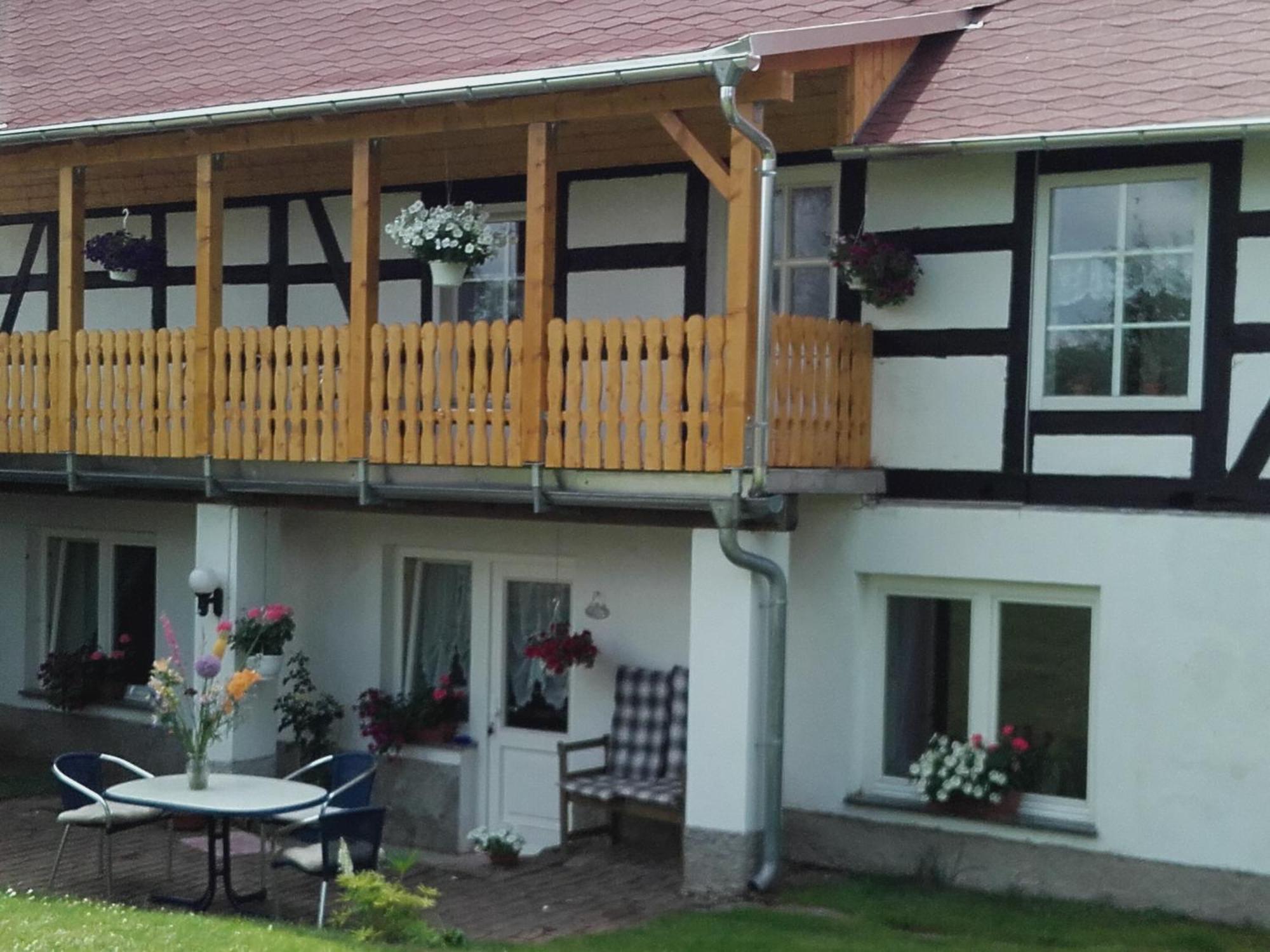 Ferienwohnung Baerenhof Langenbernsdorf Exterior foto